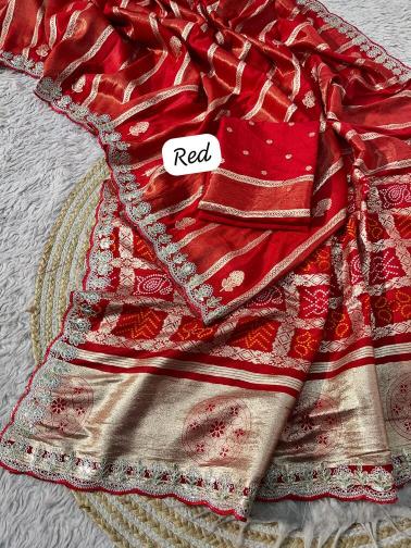 Vinayak bandej lagdi patta saree wholesaler saree